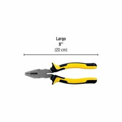 Pinza Universal 8 Pulgadas Electricista Pretul 22674 - comprar online