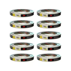 10 x Cinta De Papel 3m 101+ Enmascarar Pintor 18mm X 50m