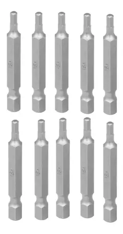 10 Puntas Allen 1/8 X 50mm Para Atornillador Hex 1/4 Truper 17832 en internet