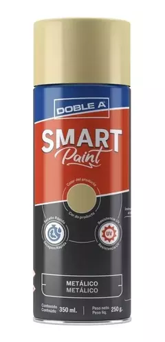 Pintura En Aerosol Doble A Metálico 350ml Secado Rápido - INDUSGHAM