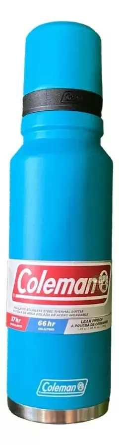 Termo Coleman 1,18l Caliente 24h/ Frio 48h Pico Matero Acero - comprar online