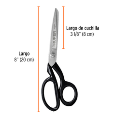 Tijera Para Sastre Industrial 20cm Truper 18550 - comprar online
