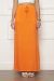 Saia Longa de Viscolycra com Bolsos Laranja - We Happy Shop