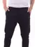 Calça Jogger Masculina Cargo Preta Com Bolsos E Cordão Ajustável - loja online