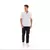 Calça Masculina Sarja Alfaiataria Bolso Faca Moda Casual Social Preta - comprar online