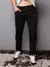 Calça Masculina Sarja skinny Com Elastano Casual Preta