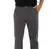 Calça Masculina Sarja Alfaiataria Bolso Faca Moda Casual Social Cinza Escuro - comprar online