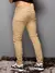 Calça Masculina Sarja skinny Com Elastano Casual Branca