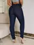 Calça Jeans Cintura Alta Feminina Levanta Bumbum Com Elastano Azul na internet