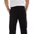 Calça Masculina Sarja Alfaiataria Bolso Faca Moda Casual Social Preta - comprar online