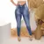 Calça Feminina Cinta Lipo, Lavagem, Azul Clara, Feminino Tech Jeans