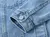 Jaqueta Jeans Feminina Vintage Oversized Bomber Azul Desbotado