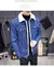 Jaqueta Jeans Azul Escuro Clássica Masculina Plus todos Tamanhos - We Happy Shop