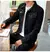 Jaqueta Jeans Preta Fina Clássica Masculina Plus todos Tamanhos - comprar online