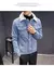 Jaqueta Jeans Azul Clássica Masculina Plus Azul Stone todos Tamanhos - loja online
