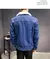 Imagem do Jaqueta Jeans Preta Fina Clássica Masculina Plus todos Tamanhos