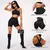 Conjunto Feminino Esportivo para Academia Top e Shorts Minor Fit Preto - We Happy Shop