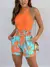 Conjunto Feminino Blusa sem mangas e Shorts Alfaiataria com cintos coloridos - We Happy Shop
