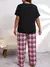Imagem do Pijama Feminino Comfy Camiseta e Calça Corações
