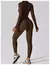 Macacão Virginia Manga Longa Ziper Moda Fitness Gringa Luxo Inverno 2025 - We Happy Shop
