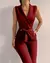 Macacão Feminino Casual Decote em V