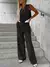 Conjunto Elegance Em Alfaiataria Colete E Calça Cinza - loja online