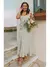 Vestido Midi com Amarrações e Babados Elegante