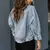 Jaqueta Jeans Feminina Inverno Animal Print Fecho em Botões e Colarinho Lapela do P ao G2 - loja online