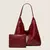 Bolsa Feminina Retrô de Ombro | Nova Sacola 100% Estilo, Design Simples e Sofisticado – Cores: Rosa Quente, Borgonha, Cinza, Chocolate, Marfim e Preto – Tamanho Único
