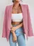 Blazer Casual Feminino Outono 2025