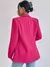 Blazer Casual Feminino Outono 2025 Pink na internet