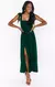 Imagem do Vestido Midi com Amarrações e Babados Elegante