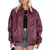 Jaqueta Feminina de Couro PU Oversized – Zíper, Gola Lapela, Casual e Confortável