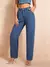 Calça Reta Vintage Feminina Jeans Lavado Cintura Alta para um Estilo Atemporal - We Happy Shop