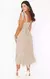 Vestido Midi com Amarrações e Babados Elegante - We Happy Shop