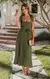 Imagem do Vestido Midi com Amarrações e Babados Elegante