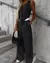 Conjunto Elegance Em Alfaiataria Colete E Calça Cinza - loja online