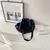 Bolsa Crossbody Monocromática de Ombro Único | Denim com Grande Capacidade e Bolsos Funcionais – Azul Céu ou Preto