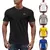 Camisetas Tecnológicas Quick Dry para homens, Grandes Tamanhos, camisas Running, Sportswear