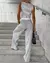 Conjunto Elegance Em Alfaiataria Colete E Calça Cinza - We Happy Shop