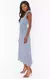 Vestido Midi com Amarrações e Babados Elegante - comprar online