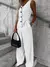 Conjunto Elegance Em Alfaiataria Colete E Calça Cinza - We Happy Shop