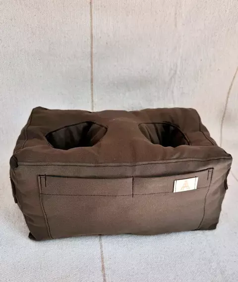 • ALMOHADÓN MATERO • (marrón liso) - comprar online