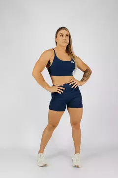 Imagem do Short Médio Empina Bumbum Kebra Kexo Dark Blue