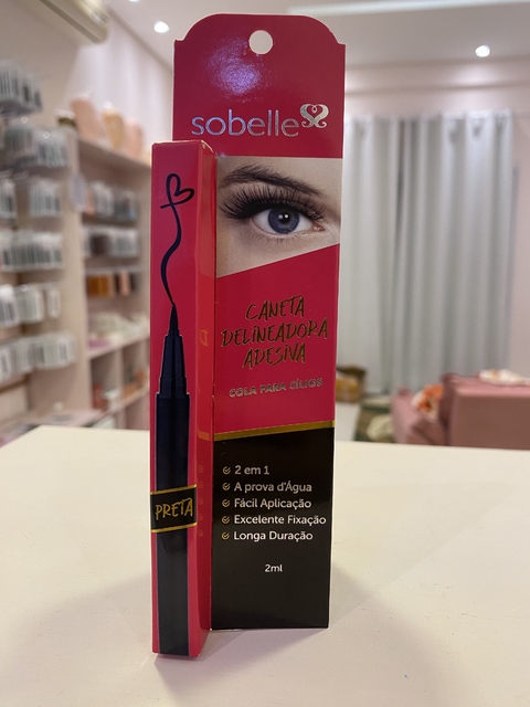 Caneta Delineadora Adesiva Sobelle Para Cílios Postiços 2ML