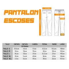 PANTALON ESCOCES liviano YELLOW - comprar online