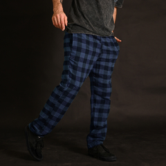 LIQUIDACION - PANTALON PILU cuadrille azul - comprar online