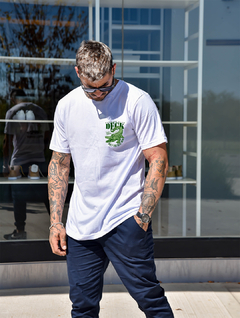 remera deck white CROCODILE - comprar online