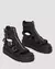 OLSON TUMBLED NUBUCK LEATHER ZIPPER SANDALS - loja online