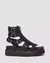 OLSON TUMBLED NUBUCK LEATHER ZIPPER SANDALS